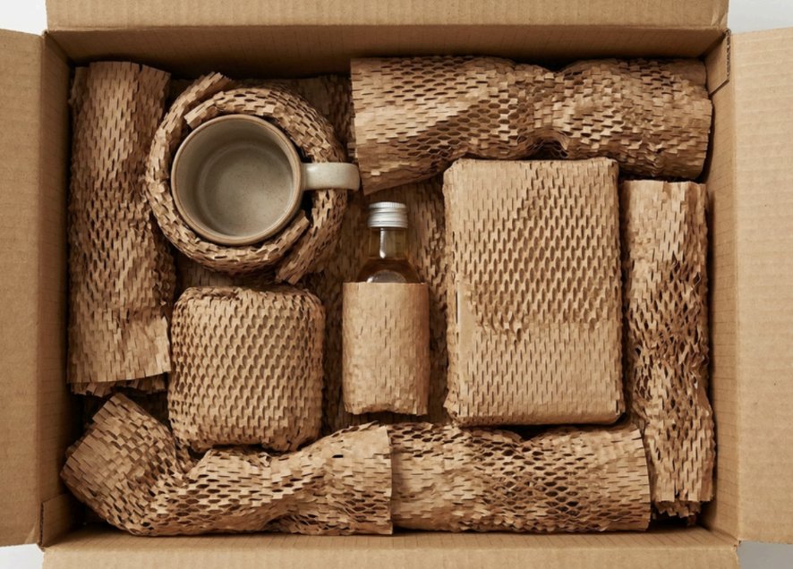 Honeycomb structure showing features